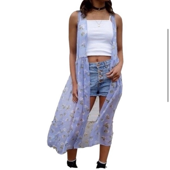 Sheer floral duster - Picture 4 of 8